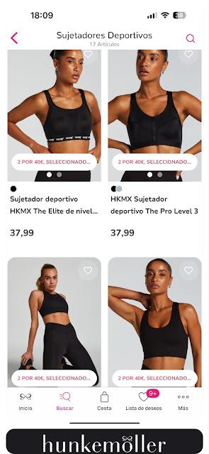 👙 Sujetador deportivo en Hunkemöller 👙