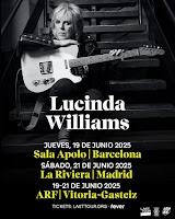 Conciertos de Lucinda Williams en España en 2025