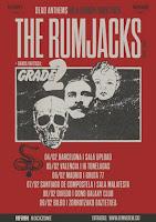 Conciertos de The Rumjacks en España en febrero del 2025 presentando Dead Anthem
