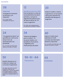 Ya salió la última edición de la Revista Adecra+Cedim, de Gestión en Salud Ya salió la última edición de la Revista Adecra+Cedim, de Gestión en Salud