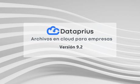 Dataprius versión 9.2