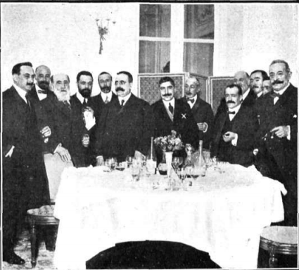 1912:El alcalde de Santander Sr. Lloreda ,en Madrid para invitar a Su Majestad a su toma de posesión