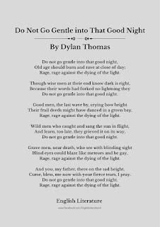 No entres conforme en esa noche quieta