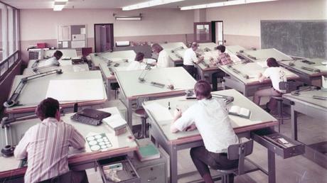 Vida antes de la invención de AutoCAD, 1950-1980