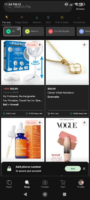 Flip app; mira, compra y crea contenido empezando a monetizar desde ya