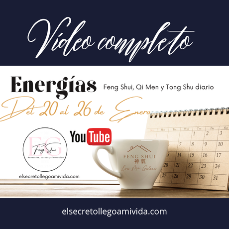 ✨Tong Shu, Qi Men y Estrellas Voladoras del 20 al 26 de enero 2025