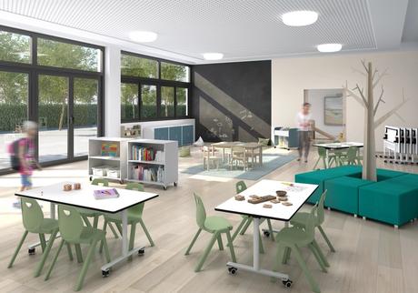 mobiliario escolar y aprendizaje infantil