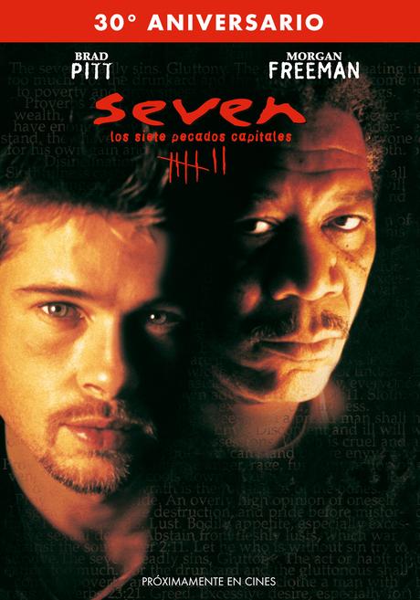 ¡No te pierdas el regreso de “Seven: Los Siete Pecados Capitales”! reestreno por tiempo limitado en Cinemark y cines 0,70x1-seven