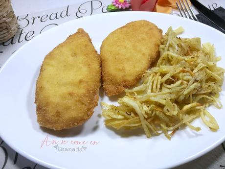 Pechuga de pollo villeroy