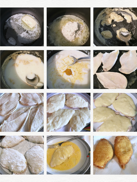 Pechuga de pollo villeroy