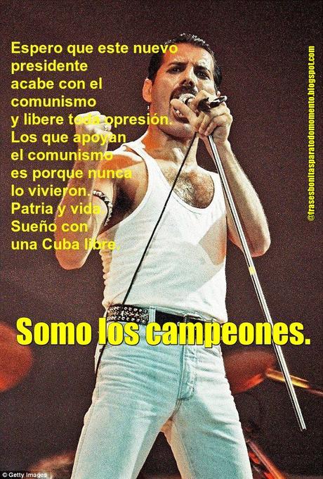 Espero que este nuevo presidente acabe con el comunismo y libere toda opresión. Los que apoyan el comunismo es porque nunca lo vivieron. Patria y vida. Sueño con una Cuba libre. Somos los campeones.