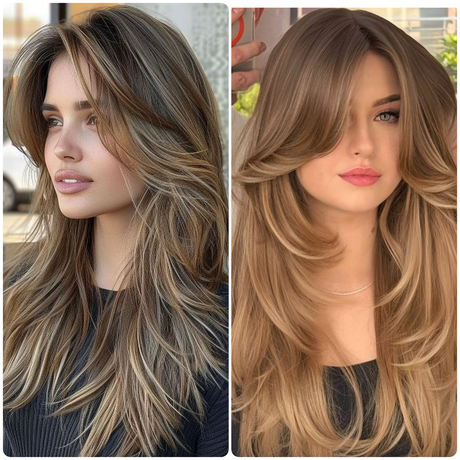 Tendencia cortes peinados 2025 fairy hairstyle rounded Bob graduate graduales con capas pelo largo corto años 90 ideas hair bob gradual graduated bob melena con capas framing