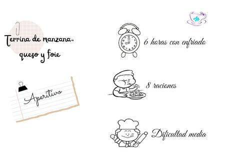 TERRINA DE MANZANA, QUESO Y FOIE (Thermomix)