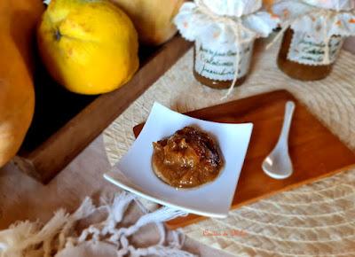 Mermelada especiada de calabaza y membrillo asados Mermelada especiada de calabaza y membrillo asados