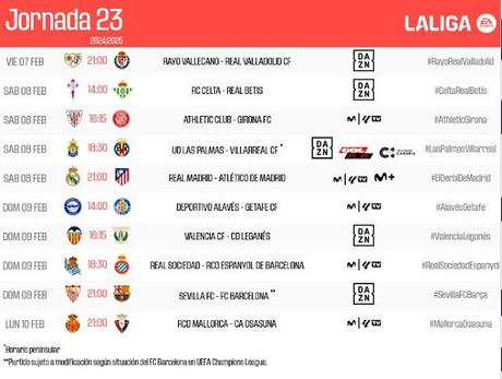 Ya hay horario para el Sevilla - Barcelona