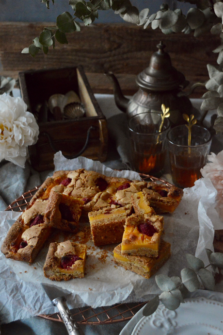 blondie-de-frambuesas-y-flan