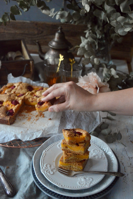 blondie-de-frambuesas-y-flan