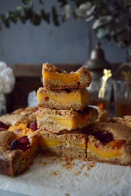 blondie-de-frambuesas-y-flan