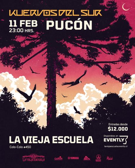 Kuervos del Sur se presentará en Pucón, Padre de las Casas, Valdivia y Puerto Montt