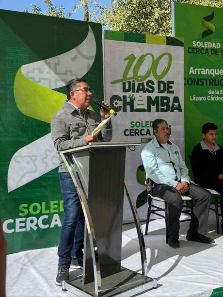 Soledad de Graciano Sánchez impulsa la educación con obras en telesecundaria de El Zapote