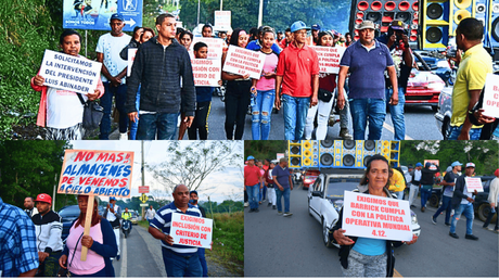 Marchan en Cotui contra plan de desalojo y presa de cola de Barrick. Marchan en Cotui contra plan de desalojo y presa de cola de Barrick.
