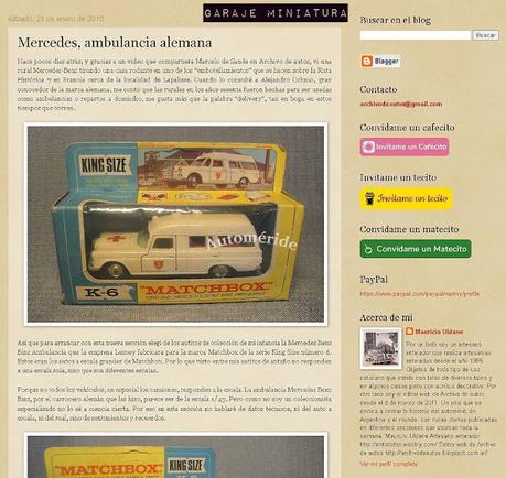 Automéride – 23 enero 2016