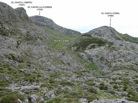 La Tiese-El Tolleyu-La Cabeza Julagua de Cangas y d´Onís-Las Juentes d´Onís