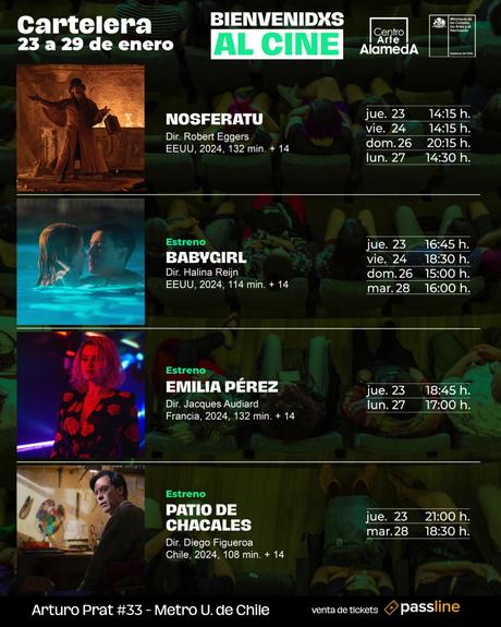 Descubre la Cartelera del Centro Arte Alameda del 23 al 29 de enero Descubre la Cartelera del Centro Arte Alameda del 23 al 29 de enero