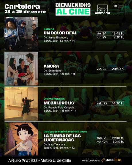 Descubre la Cartelera del Centro Arte Alameda del 23 al 29 de enero Descubre la Cartelera del Centro Arte Alameda del 23 al 29 de enero