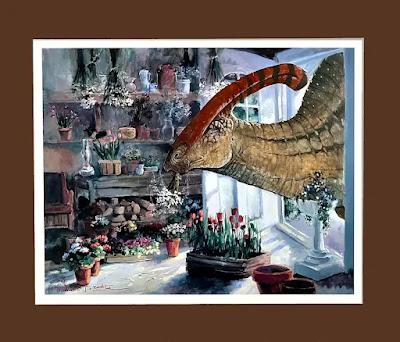 El arte dinosauriano de segunda mano de Robert Jack Esckelson