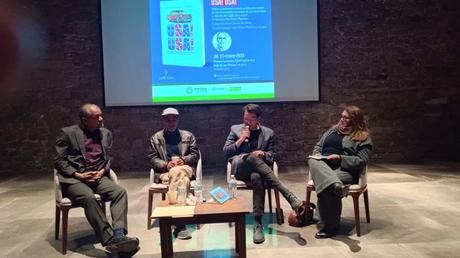 San Luis Potosí.- Presentan el libro USA! USA! de Esteban Martínez Sifuentes en el Centro de las Artes