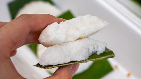 Kueh Tutu (Pastel de arroz relleno) - Singapur