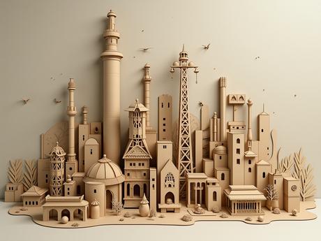 La revolución del cartón: entre el diseño retro y la innovación futurista