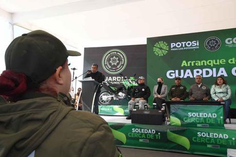 Gobernador Ricardo Gallardo impulsa la creación de la Guardia Civil Municipal en Soledad de Graciano Sánchez