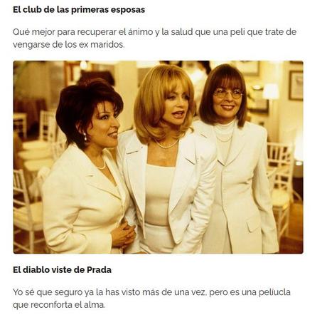 Películas para cuando estas enfermo