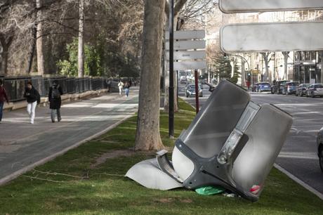 Ocho personas heridas en un accidente múltiple en Albacete