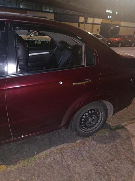 Ataque armado contra conductor de plataforma y pasajeros en la capital potosina