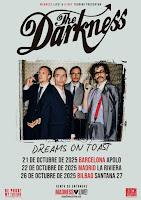 Conciertos de The Darkness en España en octubre del 2025