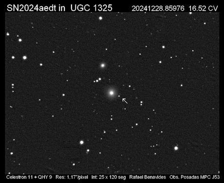 Somos polvo de estrellas, el ejemplo de SN 2024aedt Somos polvo de estrellas, el ejemplo de SN 2024aedt