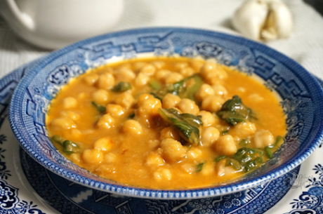 Garbanzos con acelgas