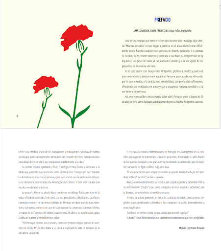 UMA CONVERSA SOBRE “ABRIL”, de Graça Foles Amiguinho Una ...