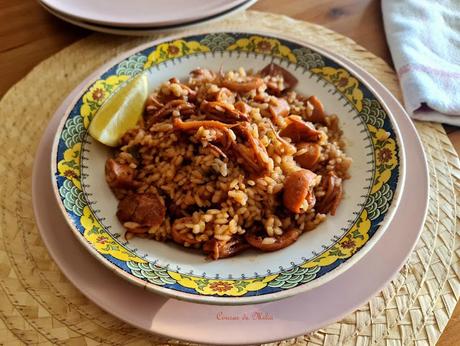 Choupas (potas) con arroz