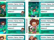 [+10] Etiquetas escolares AMPHIBIA GRATIS para editar imprimir!