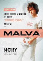 Concierto de Malva en Moby Dick Club