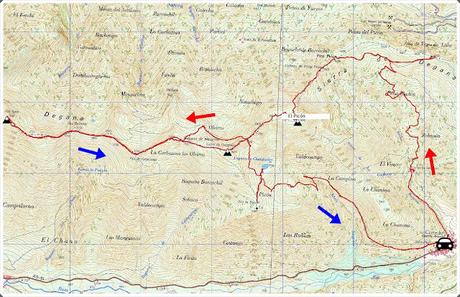 Zarréu-El Picón-El Cuernu´l Ḷḷangreiru-Picu Rubiu