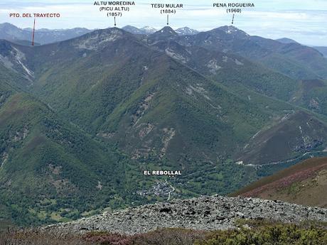 Zarréu-El Picón-El Cuernu´l Ḷḷangreiru-Picu Rubiu