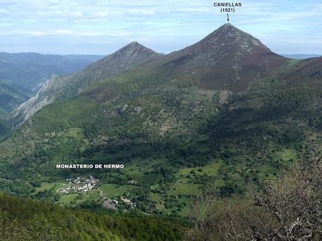 Zarréu-El Picón-El Cuernu´l Ḷḷangreiru-Picu Rubiu