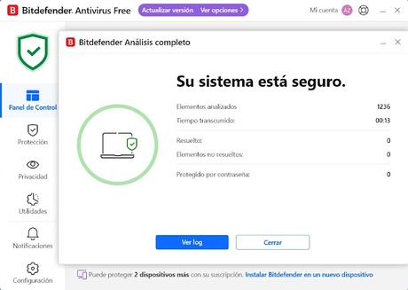 Bitdefender Antivirus Free 2025 para windows, protege tu equipo con una sólida seguridad