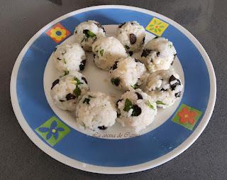 Croquetas de arroz con queso