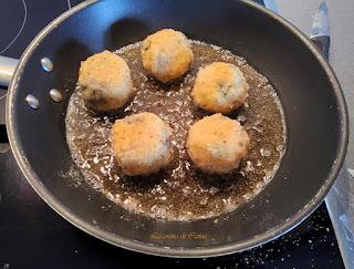 Croquetas de arroz con queso